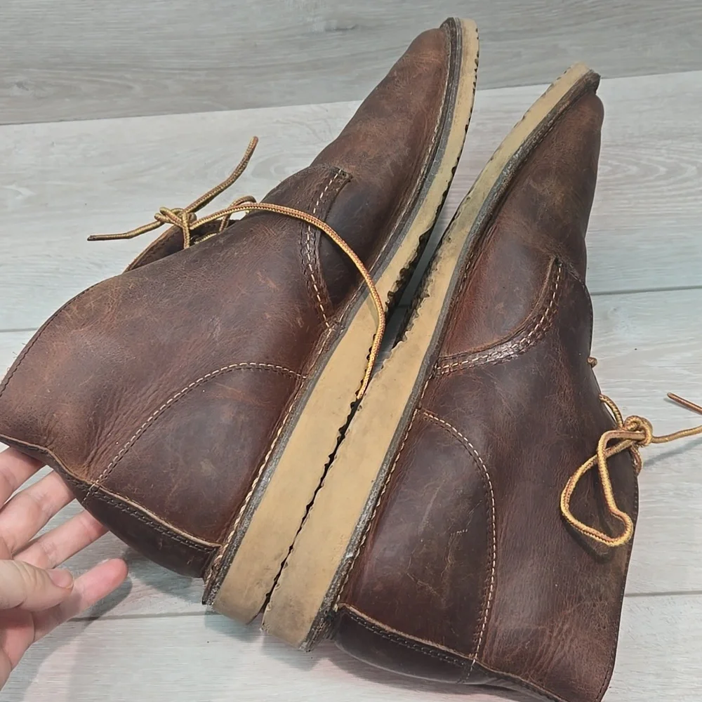 Red Wing Men 3322 Weekender Shoes Brown Lace Up Leather Chukka Boots Sz 13D